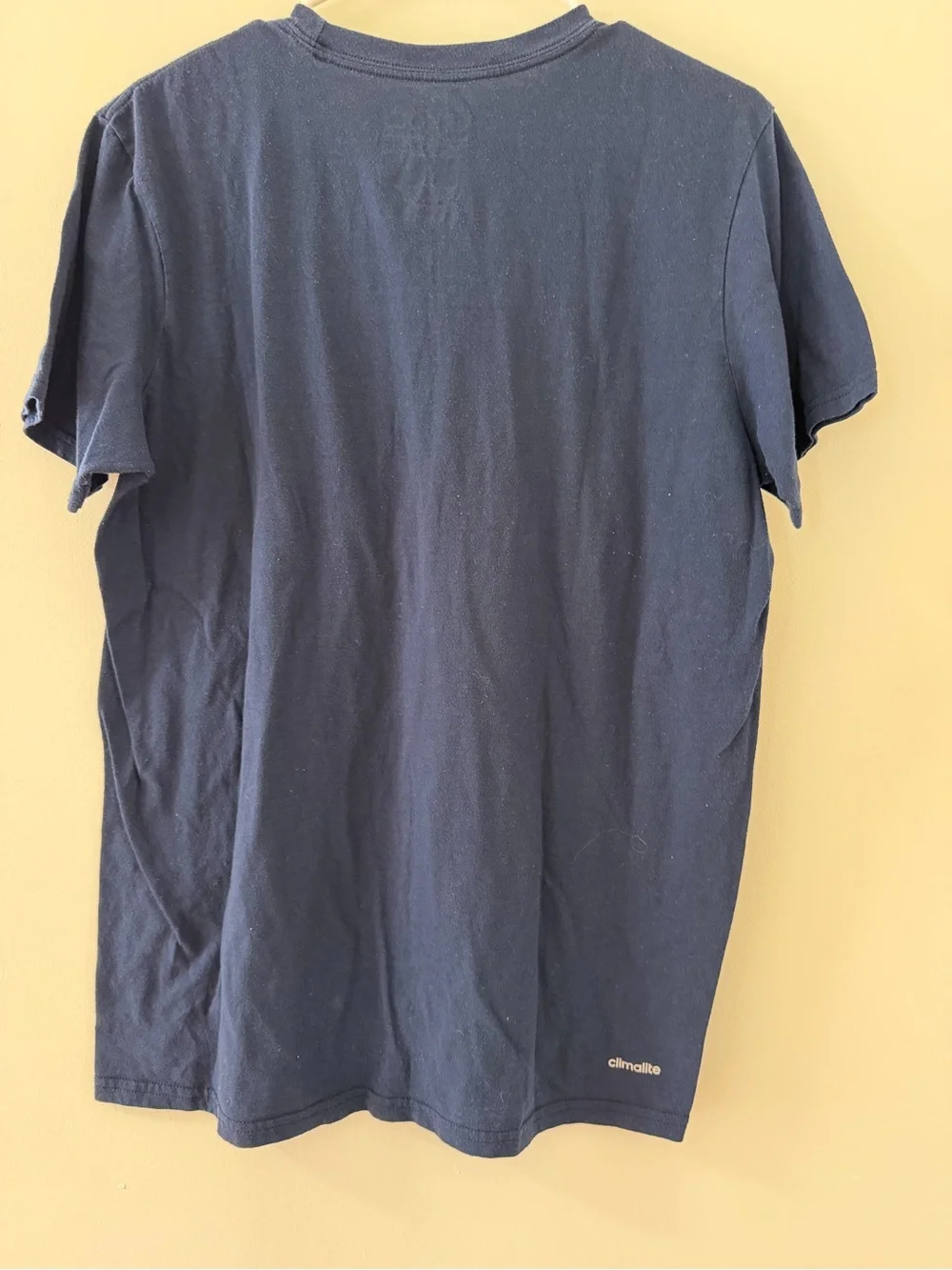 adidas Men’s Navy Tee with Light Blue Logo